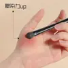 Set de 6 pinceles para sombra de ojos cepillados tamaño de pincel brocha para delineador de ojos punta del dedo pincel para sombra de nariz ojo hacia abajo a pincel de maquillaje punto