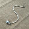 Corea del Sur Dongdaemun Shijia Pulsera colgante de perlas amorosas diseño nicho hebilla hebilla magnética pulsera de perlas joyería