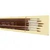 Pincel de Óleo con Punta de Pelo de Lobo Pincel para Trazo Pincel para Gouache Juego de Pinceles Juego de Plumas de Línea de Gancho 6 Piezas Pluma para Pintura Acrílica