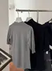 Estable y cómodo de llevar con polo clásico de manga corta de lino Lyocell, bolsillo, tejido de punto transpirable