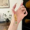 Nuevo Estilo Año del Caballo Estilo Chino Tíbet Borla Colgante Pequeño Cadena para Teléfono Encanto para Bolso DIY Brocado Song Accesorio Decorativo Pequeño