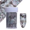 Ins Arte de Uñas Japonés Nuevo Celebridad Cibernética Flor Papel de Transferencia Cielo Estrellado Papel Floral Pegamento para Esmalte de Uñas Pegatina Decorativa