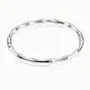 Suministro Exclusivo Transfronterizo de Pulseras Impermeables de Acero Inoxidable Electroplateadas al Vacío, Pulseras de Acero Ecológicas Que No Se Desvanecen, Pulseras de Acero de Titanio Estilo Bambú