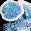 Lentejuelas de Estrella Paquete de Materiales para Joyería Hecha a Mano DIY Rellenos para Hacer Uno Mismo Bola Sonajera Bola Hecha a Mano Arte con Arena Relleno de Mahjong