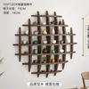 Estante para Flores Estante de Almacenamiento Estante para Flores de Balcón Sala de Estar Colgante de Pared Madera Maciza Portavasos Chino Decoración de Pared Arreglo de Atmósfera