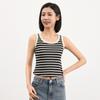 Camisole Feminina Listrada Estilo Novo de Verão, Antibacteriana, Desodorizante, Antiácaro, Estilo Curto, Pode Ser Usada por Dentro ou por Fora, Colete Pequeno para Mulheres