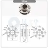 Rotación de 360 grados, brazo articulado con pivote de ajuste libre, pantalla fija, bisagra ajustable, posicionamiento arbitrario y amortiguación para una suspensión estable