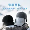 Nueva Gorra de Béisbol de Lana para Hombre con Protección para los Oídos de Invierno, Forrada de Felpa, Cortavientos, para Personas de Mediana Edad y Mayores, Resistente al Frío, con Visera