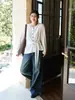 ALINDM Talla Grande Estilo Coreano Diseño Ins Top para Otoño 100kg Holgado Cuello Redondo Manga Larga Camiseta para Mujer