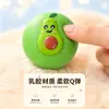 Juguete para mascotas de látex, con forma de fruta de dibujos animados, juguete masticable para perros pequeños, diseñado para aliviar el aburrimiento y hacer ruidos