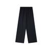 Talla grande para mujer Pantalones Dape ligeros y transpirables de pierna ancha holgados 2025 Verano Holgados Color sólido Rectos Deportivos Casuales