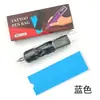 Bolsa tudo-em-um para caneta de tatuagem, 200 peças, bolsa protetora transparente para tatuagem e bordado, à prova de poeira