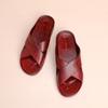 Pantufas de óleo de Guangdong da mãe, femininas, idosas, antiderrapantes, de meia-idade e idosas, roupa de verão, casa, interior, macia, plana, sandálias diárias
