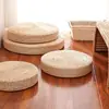 Cojín Futón de Paja Engrosado Colchoneta de Meditación Zen Cojín para el Hogar para Meditación Adoración Buda Colchoneta Po Redonda Estilo Japonés Colchoneta Tatami
