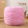 Novelos Grandes de 0,15kg de Fio de Esquilo Atacado Fio de Espessura Média para Tricô à Mão Fio de Crochê Artesanal DIY Fio para Chapéu Fio para Casaco com Fios Brilhantes
