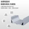 Luz de Tira Embutida Larga 100X50 LED Linear para Teto de Escritório Academia Design Comercial Contínuo Luminária Pendente