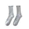 Calcetines de Fondo de Toalla Blanca para Hombre Calcetines de Media Caña Deportivos Primavera y Otoño Absorbentes de Sudor y Resistentes al Olor Calcetines de Baloncesto Calcetines Largos Profesionales para Correr