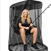 Silla plegable de pesca en la playa para protección solar al aire libre personalizada con parasol, Silla tipo mochila de ocio con mosquitero (La mosquitera no incluye silla)