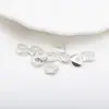 Oro de 18k Plata Triturada Cuentas Sueltas Accesorios DIY Abalorios Hechos a Mano Cuentas Espaciadoras Cuentas para Abalorios Barrocos Espaciador con Forma