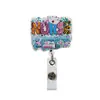 Porta credencial de enfermera con hebilla retráctil y giratoria fácil de usar, Porta credencial de trabajo para control de acceso, Venta al por mayor, Exclusivo para exportación transfronteriza