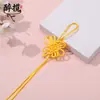 Nudo Chino Cuadrado de la Victoria con Borla Colgante Tejida a Mano Empaque Accesorios de Regalo Colgante de Unidad USB Al Por Mayor En Stock