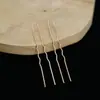 Acessórios para Joias DIY Atacado Grampo de Cabelo Pequeno Ondulado em Forma de U Ornamento de Cabelo Material Principal para Grampos de Cabelo Direto do Fabricante