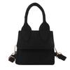 Moda estilo ocidental feltro messenger bag 2023 novo estilo saco de mão simples das mulheres moda personalizada portátil pequena bolsa quadrada