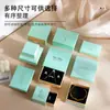 Expertos Industriales Eligen Cajas de Almacenamiento de Joyería Azules y Rosas Prehechas, Aretes, Collares, Tapas, Cajas para Anillos, Cajas de Empaque para Joyería