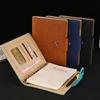Cuaderno de hojas sueltas de piel sintética para negocios, cuaderno de 6 agujeros, piel PU, A5, diario, fabricante, LOGO