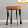 Nova Cadeira de Jantar Estofada Espessa Empilhável de Luxo Leve para Casa Cadeira com Encosto para Quarto Banqueta Pequena Simples Cadeira de Maquiagem