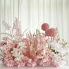 Arreglo floral de simulación para boda al por mayor, camino de boda, flor, película y televisión, decoración de pared de fondo para rodaje, diseño de escena, flores falsas