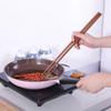 Fasola Fideos Fritos Extendidos Olla Caliente Palillos Arroz Fideos Olla Caliente Palillos Largos 42cm Pintura Vegetal Palillos de Madera de Hierro Extra Largos