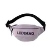Bolsa Transversal Casual Nova Primavera 2026 Bolsa de Cintura Esportiva para o Trabalho Estilo Coreano Simples Bolsa de Ombro para Casal