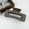 Venta Directa de Fábrica Exclusiva de Comercio Electrónico Transfronterizo Pinza para el Cabello Mate Pinza para el Cabello Cuadrada Tamaño Grande Para Cabello Grueso 11 cm