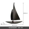 Enfeites de Vela para Navegação Tranquila, Artesanato em Ferro para Mesa de Escritório, Enfeites de Vela de Luxo Leve de Alta Qualidade para Sala de Estar