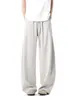Pantalones Casuales para Hombre Verano Delgados Estilo Americano Caída Casual Versátiles Sueltos de Pierna Ancha