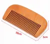 Peine de Madera de Durazno Natural Exclusivo Transfronterizo Peine de Bolsillo Peine Luna Peine de Madera Lisa Mango Redondo Peine para Peinar el Cabello Desenredar Venta al por Mayor