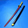 Accesorios de Cosplay de Madera Armas Tanjiro Demon Slayer Espada Nichirin Mariposa Ninja Demon Slayer Kimetsu No Yaiba Hoja Sin Afilar