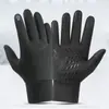 Guantes de Invierno para Hombre, Ciclismo al Aire Libre, Montañismo y Running, Repelentes al Agua, Pantalla Táctil, Antideslizantes, Cortavientos y Guantes Cálidos de Terciopelo
