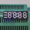 Corda de Pular Tubo Digital 4 Dígitos Alto Brilho Luz Branca Tubo Digital Linha Única Relógio de 7 Pés Contagem Display Tubo Digital 3310
