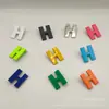 Metal Multicolor Letras Inglesas Macarrón Dopamina Universal Ropa Bolsa Broche Accesorios