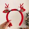 Tocado navideño Diadema de asta grande marrón diadema creativa de alce accesorios horquilla para el cabello para fotos de adulto accesorios accesorios