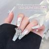 Congzhong Borboleta Manicure Requintada Zircônia Liga Joias 2025 Novo Super Brilho Luz Luxo Diamante Unha DIY Pequenos Acessórios