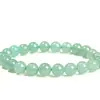 Pulseira de Ágata de Cristal Natural Shixi, Pulseira Simples de Cristal Amarelo de Círculo Único, Joias de Círculo Liso Atacado, Pulseira de Cristal Amarelo