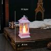 Lámpara de Ambiente Mini Creativa para Niños Lámpara Electrónica de Vela Retro Navideña Candelabro Decorativo de Escritorio Lámpara de Aceite Pequeña