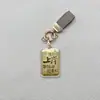 Colgante de la Fortuna de Oro Puro 999 Llavero de Oro Colgante para Coche Regalo para Amigos y Familiares Regalo Atractor de Riqueza Disponible para Venta al por Mayor