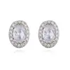 Moda Australiana y Francesa Elegantes Pendientes de Amor Chapados en Oro de 18 Quilates con Circonita para Mujer Simples Retro Pendientes de Alta Gama Nuevos