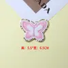 Novo Patche Bordado Toalha Gretel Desenho Animado Laço Arco-Íris Padrão Patche de Tecido Bordado Decoração de Roupa Lote de Mercadorias
