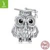 Yinziyun Original Temporada de Formatura Prata de Lei S925 Acessórios com Contas Design Criativo Pingente de Chapéu de Formatura Presente de Formatura