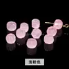 Pedras Naturais Calcedônia de Alta Qualidade Pedras Abóbora 6*8mm Acessórios para Joias DIY Pulseira Acessórios para Pulseira Fabricante de Pedras Atacado